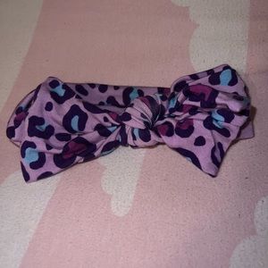 Little sleepies wild hearts headband bow